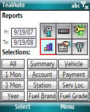 Screenshot1- TealAuto for Windows Mobile