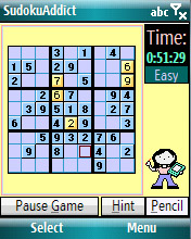 Screenshot1- SudokuAddict for Windows Mobile